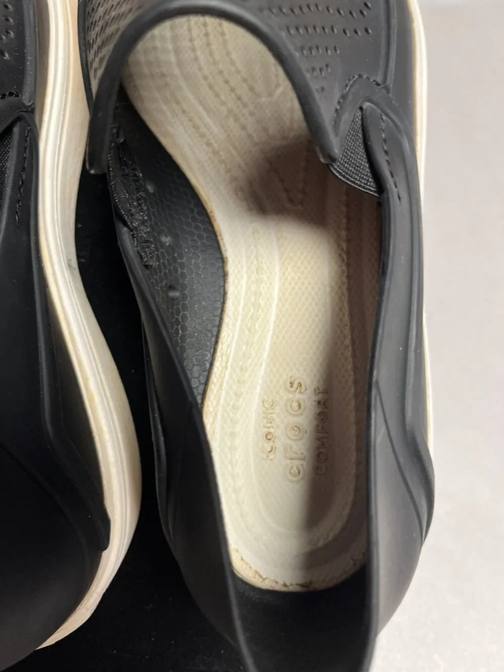 Crocs Black Slip On Shoes Kids Big Kid 5 Estimated